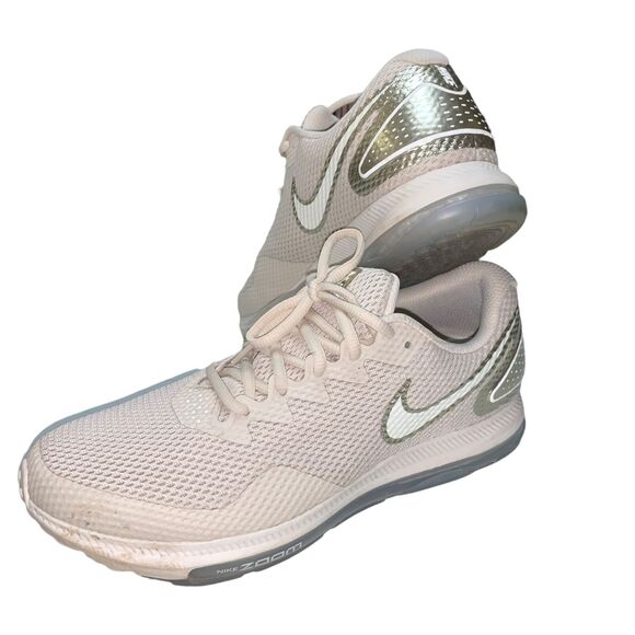 Nike Womens Tennis Shoes Sneakers Zoom All Out Running Athletic Beige Gold 10 - Picture 3 of 12